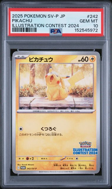 PIKACHU ILLUSTRATION CONTEST 2024 - SV-P PROMO #242